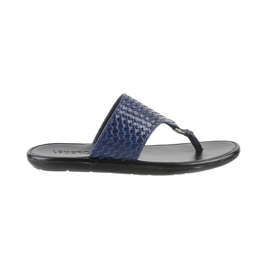 Ledero 12-218 Blue Flip Flops
