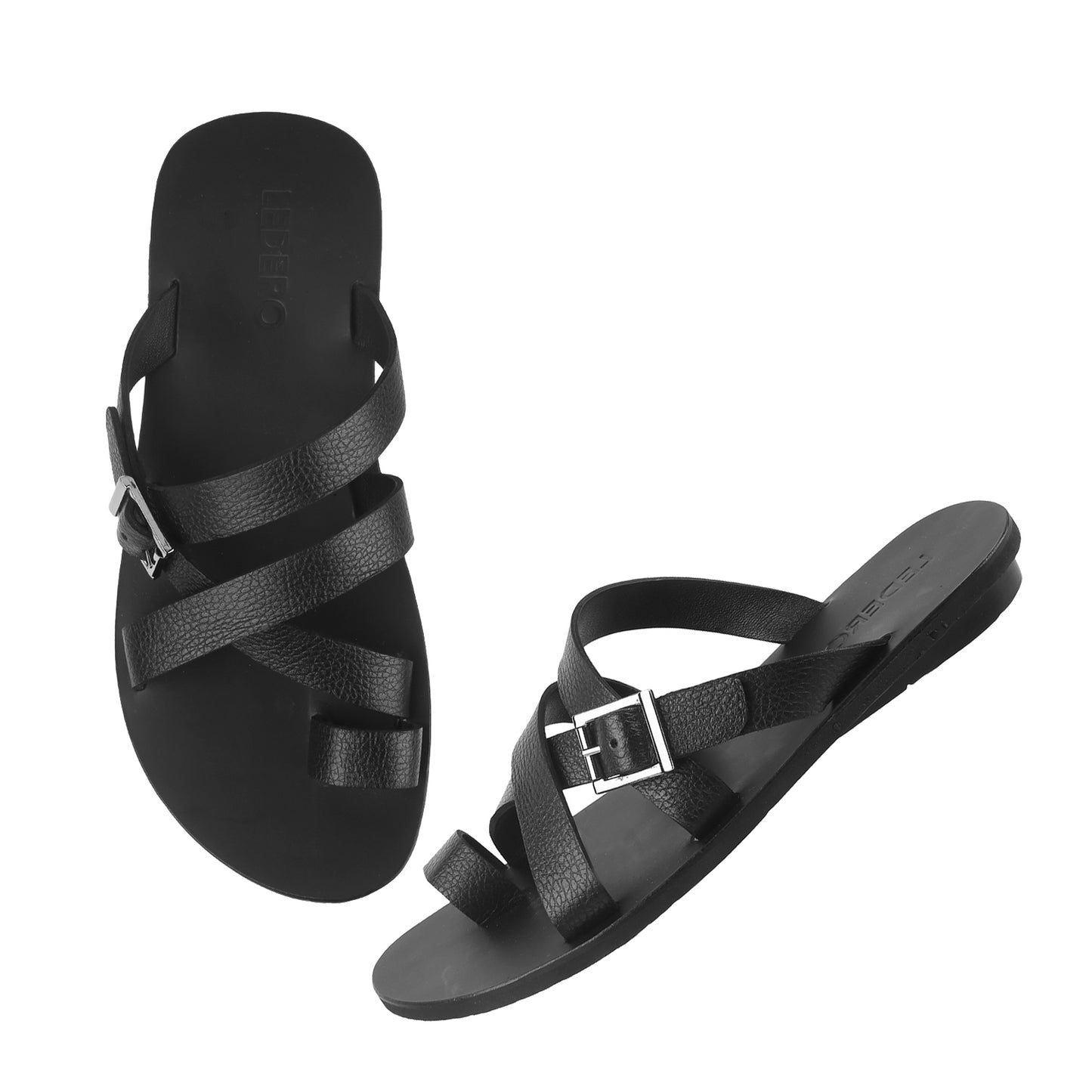 Black Drymill Slip-ons for Men