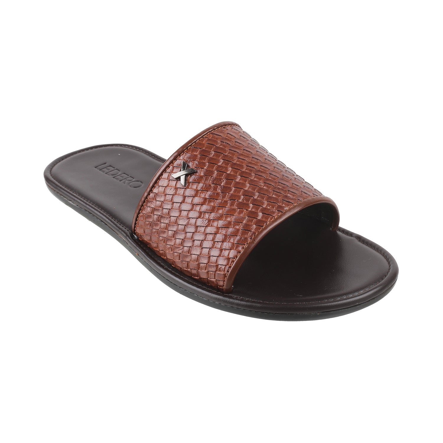 Mens tan slides new arrivals