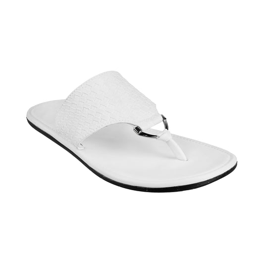 Ledero 12-218 White Flip Flops