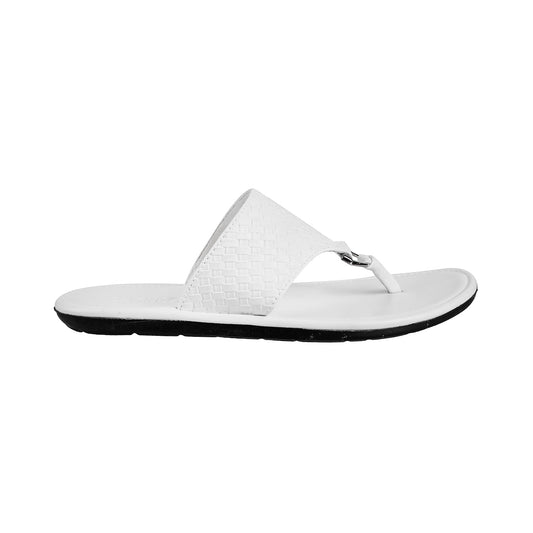 Ledero 12-218 White Flip Flops