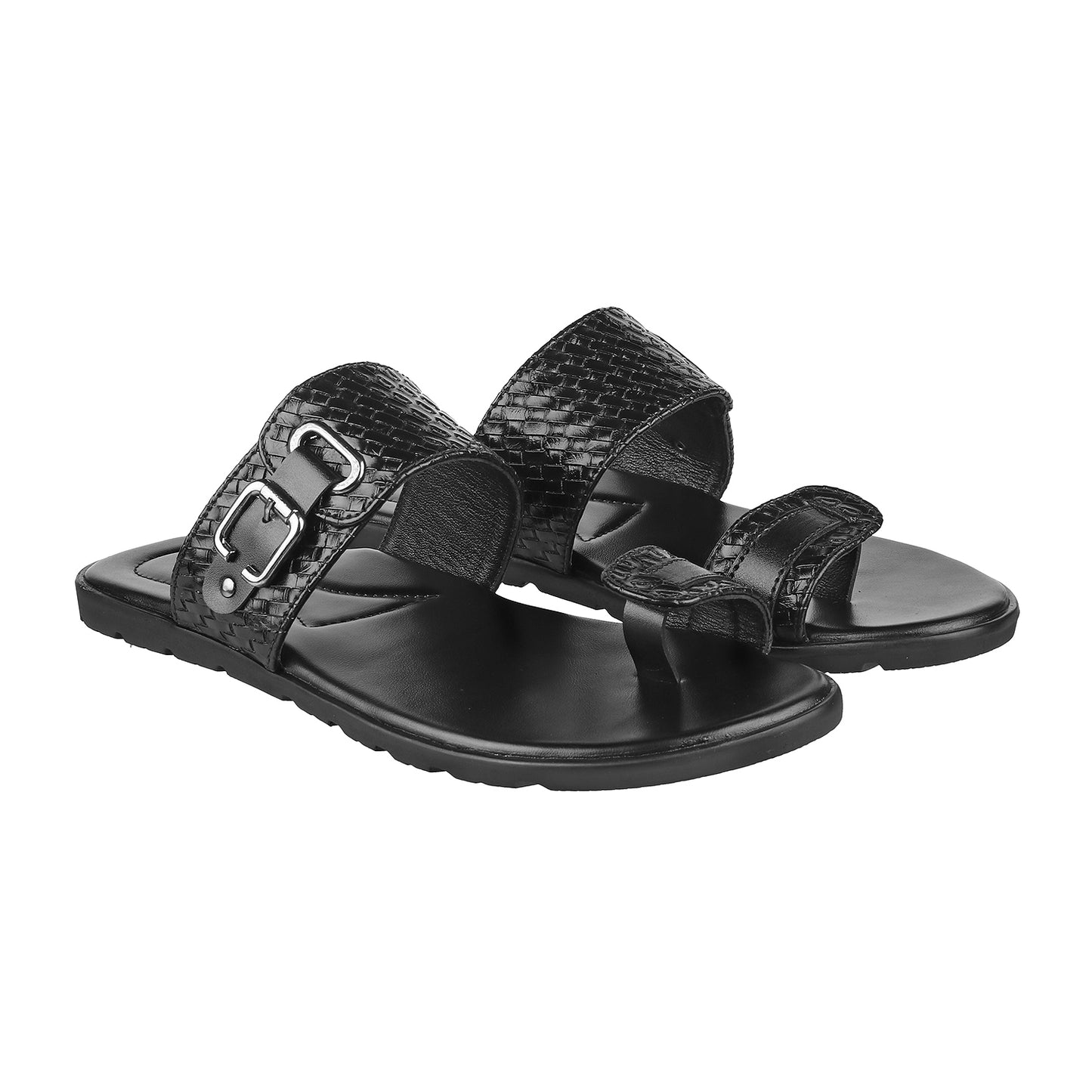 Ledero 13-225 Black Slip On Sandal