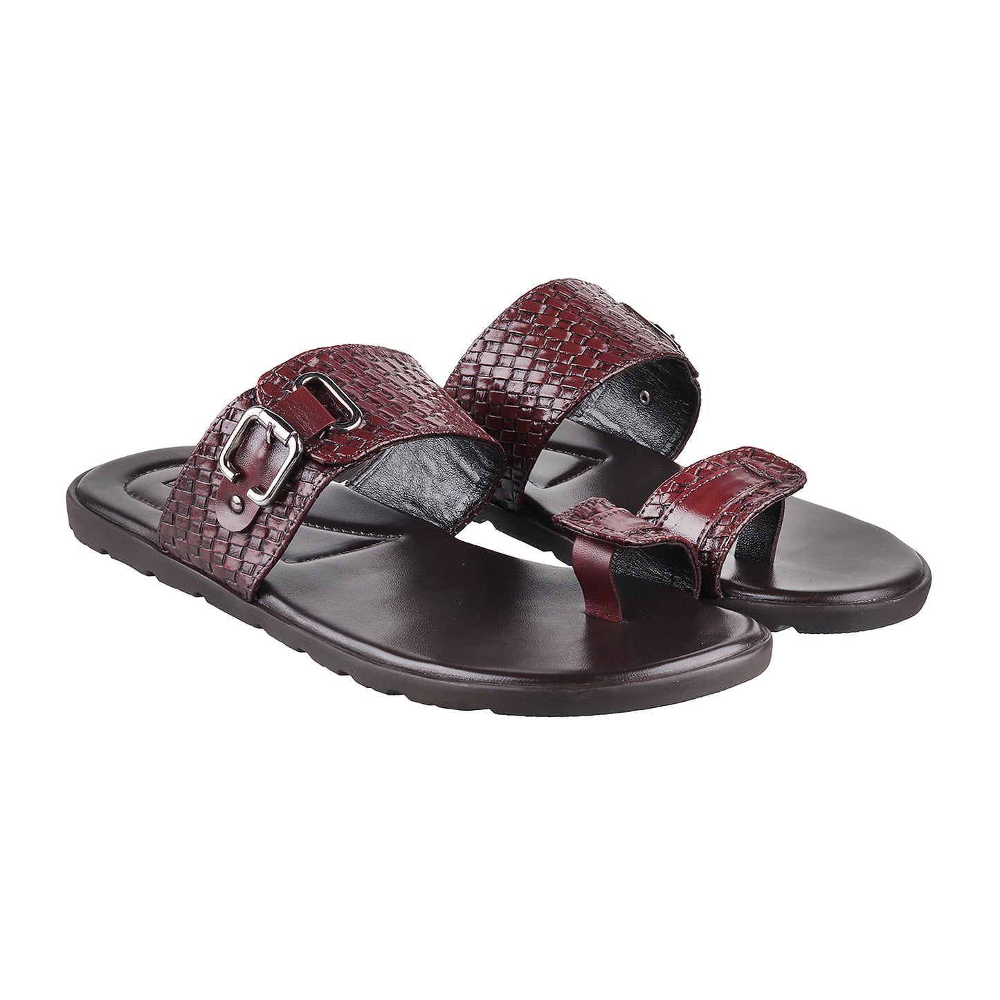 Ledero 13-225 Maroon Slip On Sandal