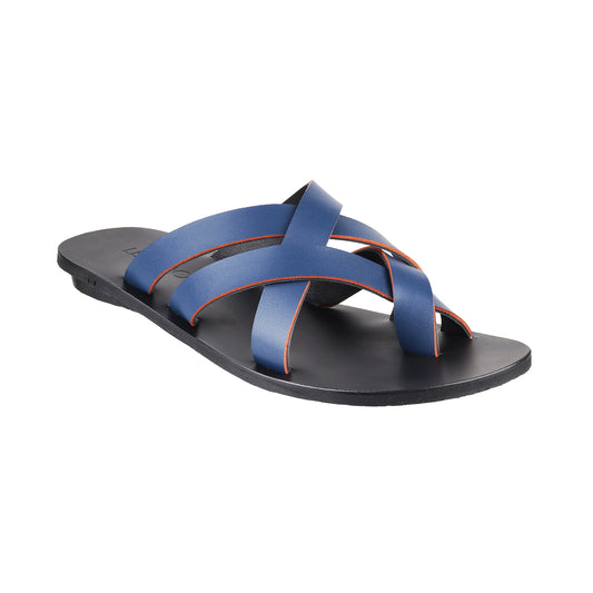 Ledero 14-217 Blue Slip On Sandal
