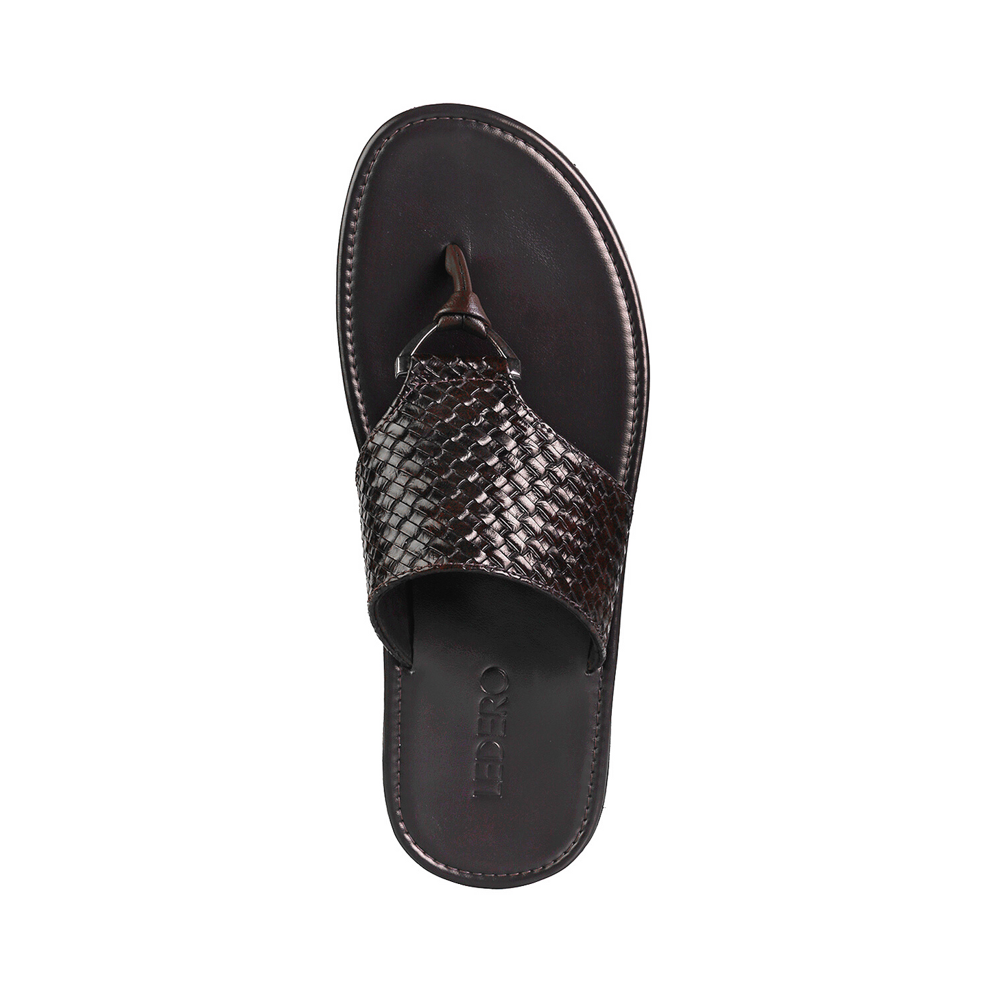 Ledero 12-218 Brown Flip Flops