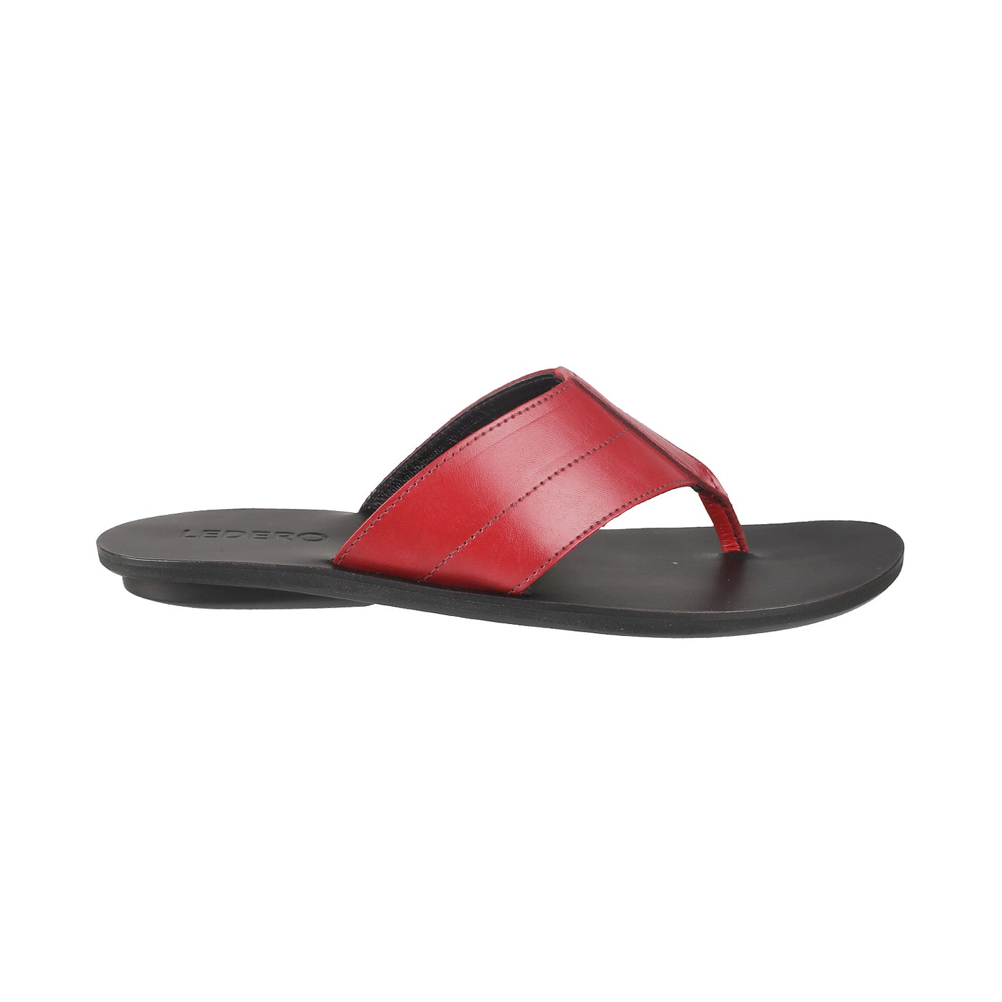 Ledero 12-2110 Red Flip Flops