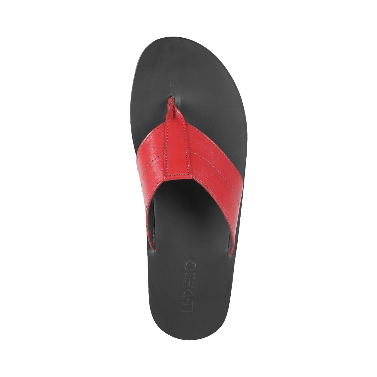 Ledero 12-2110 Red Flip Flops