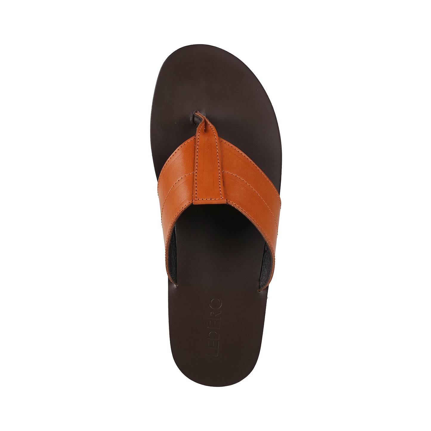 Ledero 12-2110 Tan Flip Flops