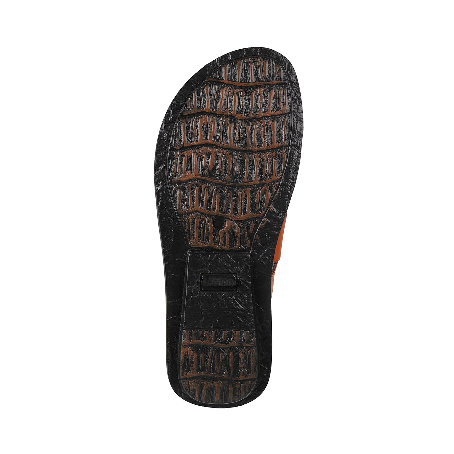 Ledero 12-1112 Tan Leather Flip Flops