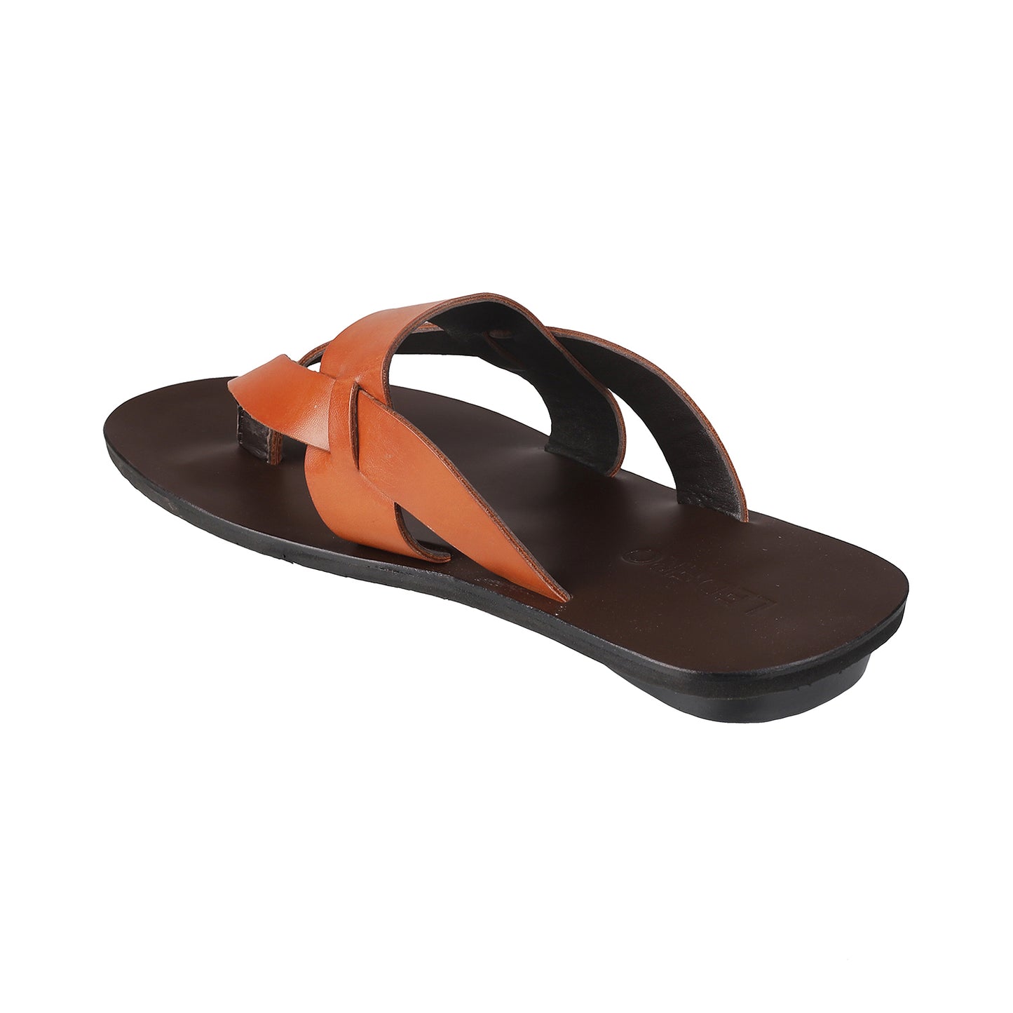 Ledero 12-1112 Tan Leather Flip Flops