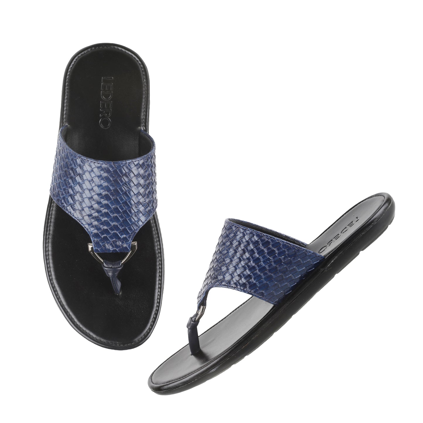 Ledero 12-218 Blue Flip Flops