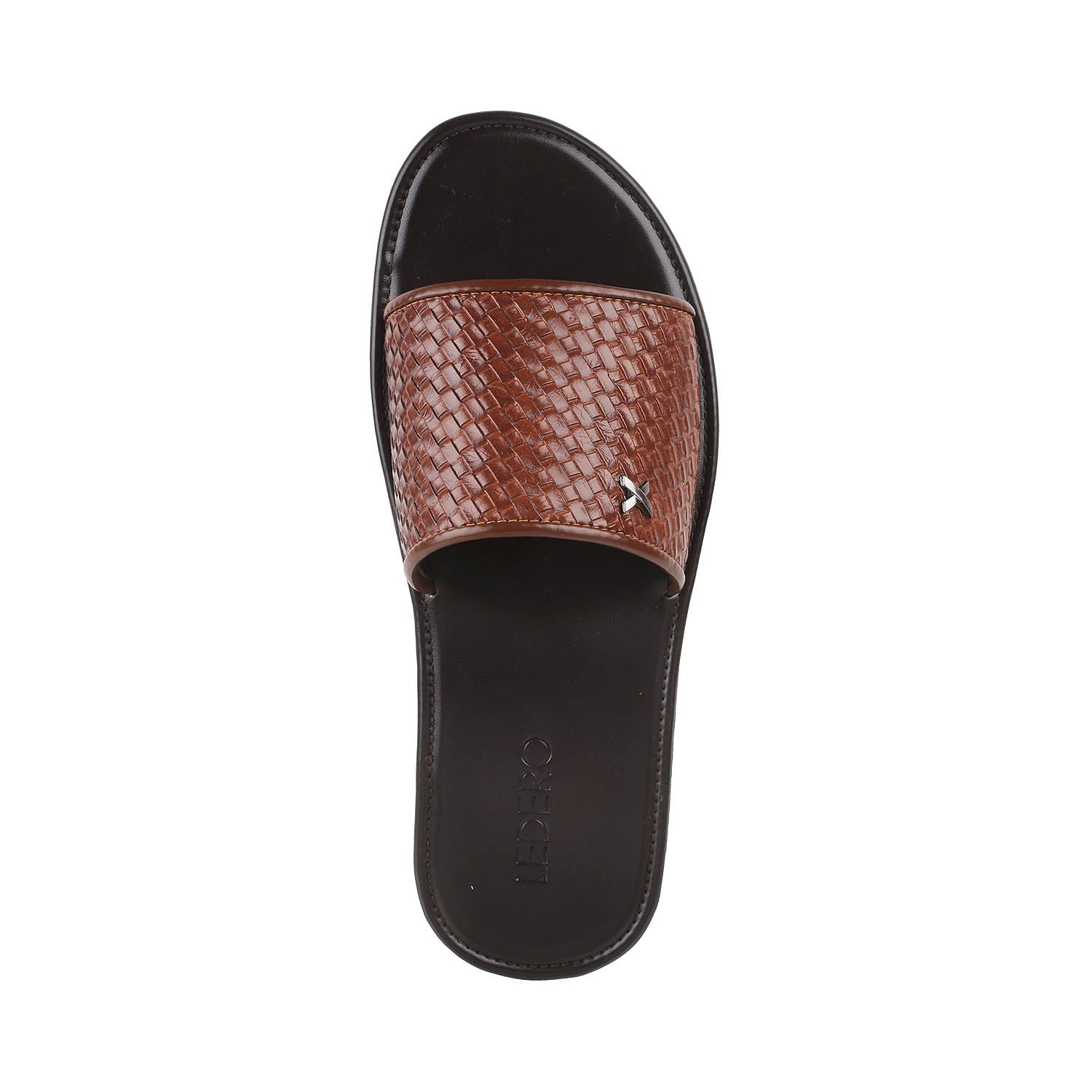 Tan slides men hot sale