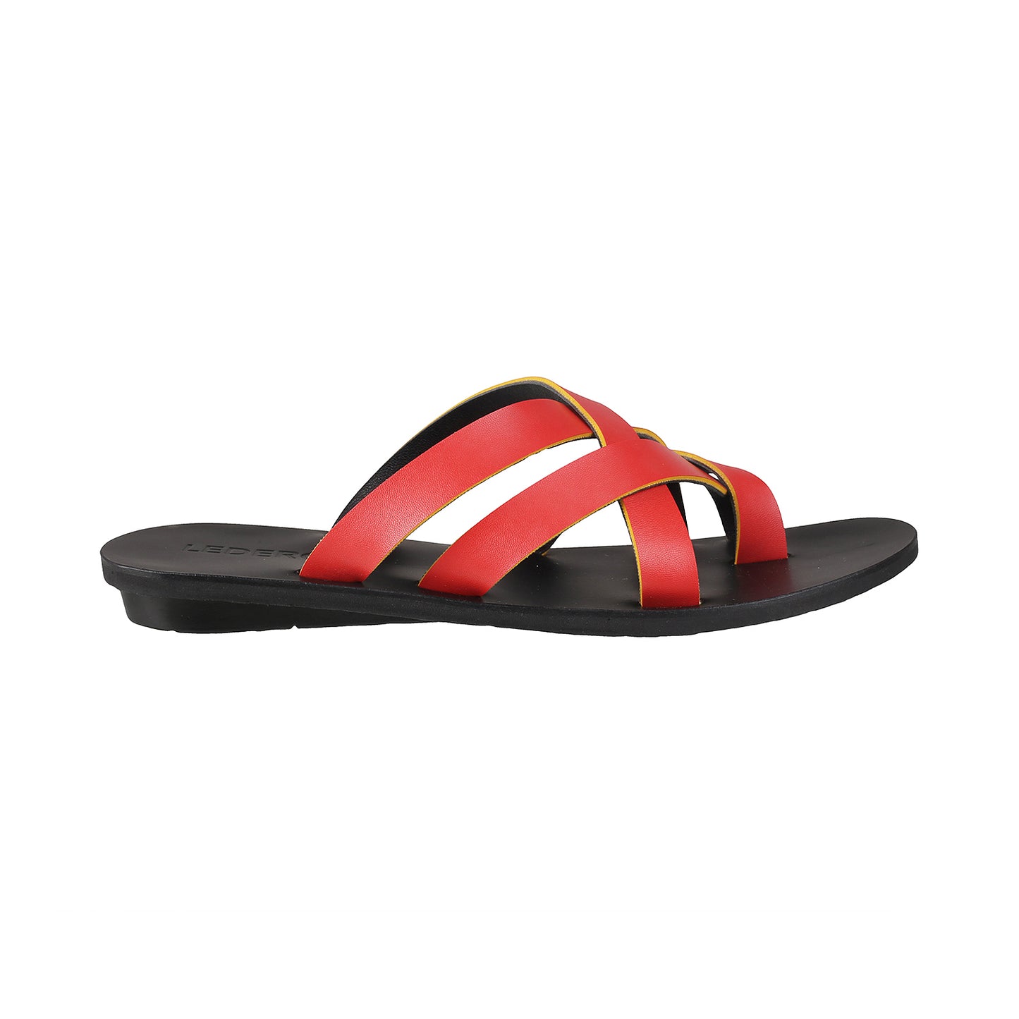 Ledero 14-217 Red Slip On Sandal