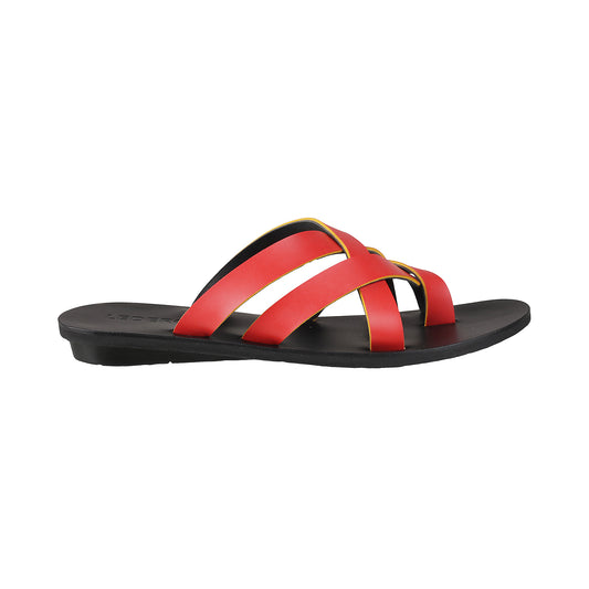 Ledero 14-217 Red Slip On Sandal